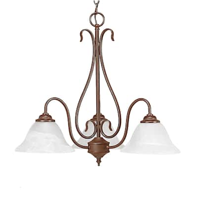Metal 3 Light Chandelier Ceiling Light