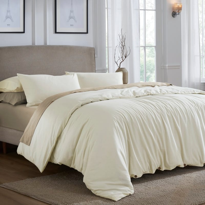 The Beyond Bed™ 100% Cotton Relaxed Wash Duvet Cover Set