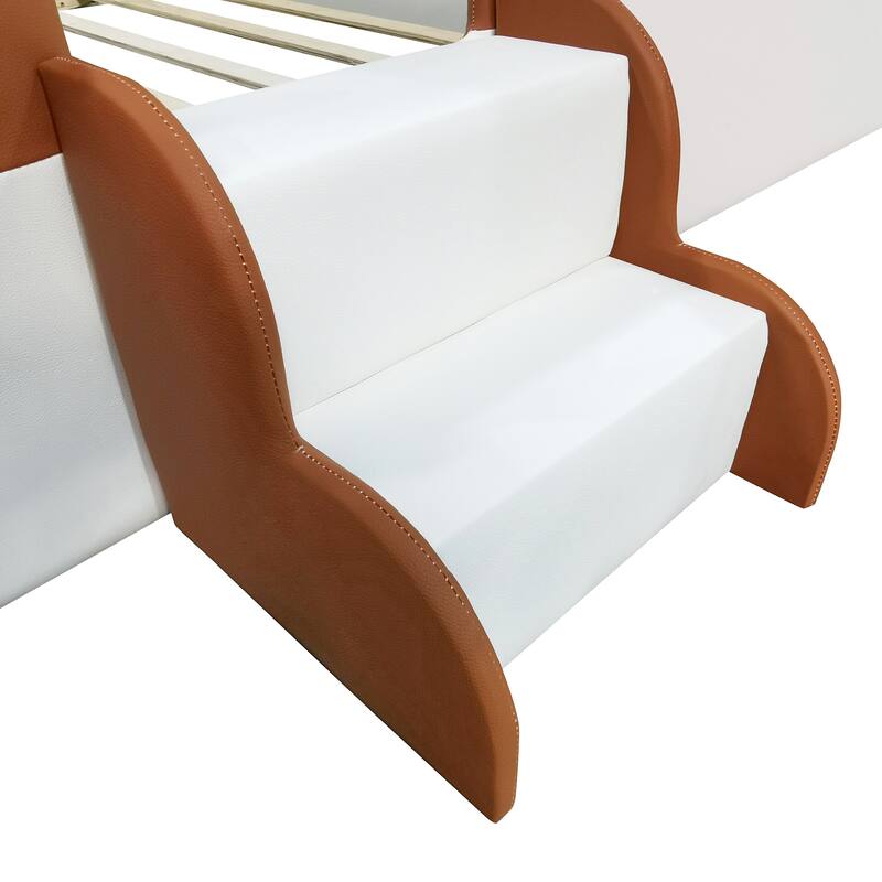 Daybed with Fences and Two-Tier Staircase