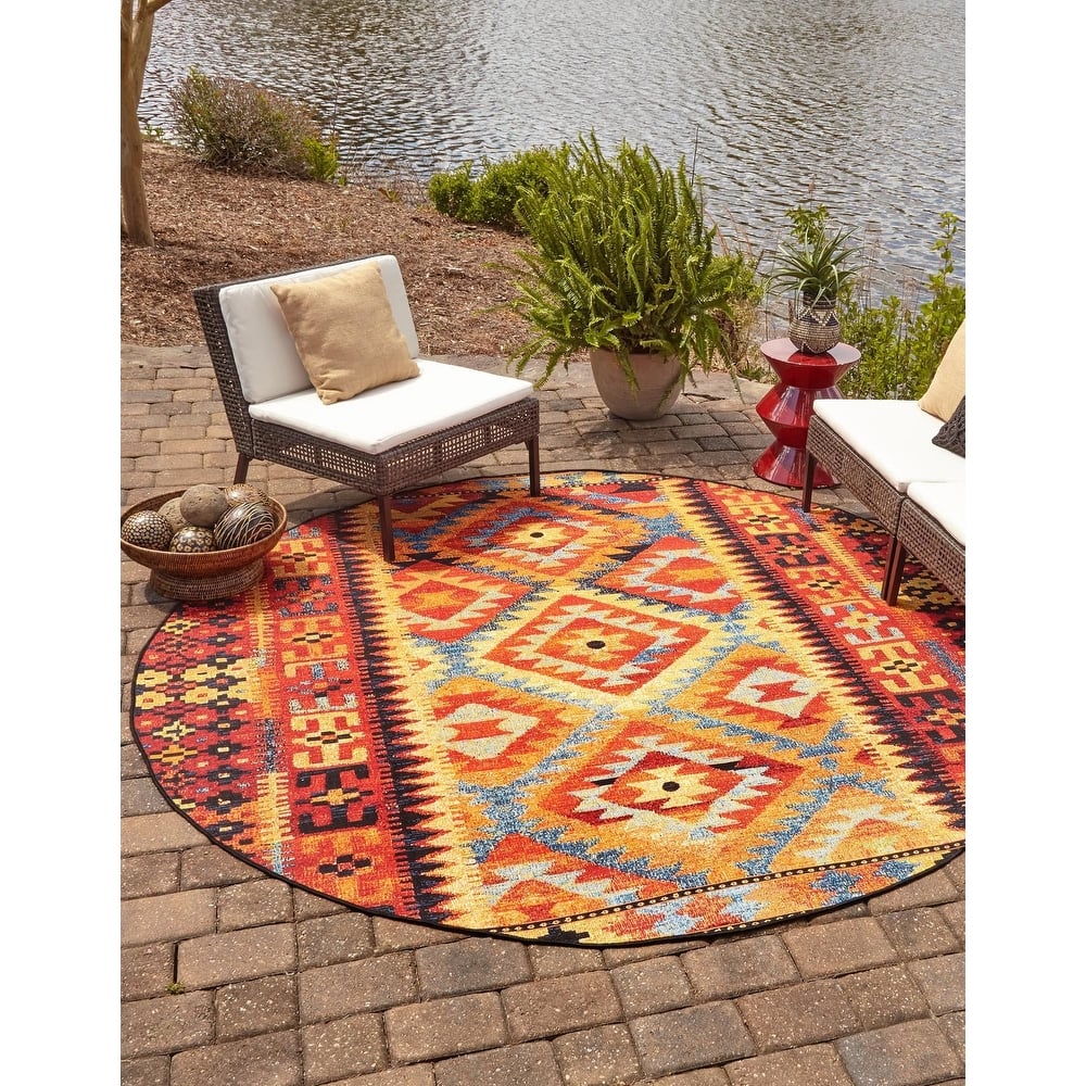 Outdoor Bounder Collection Area Rug