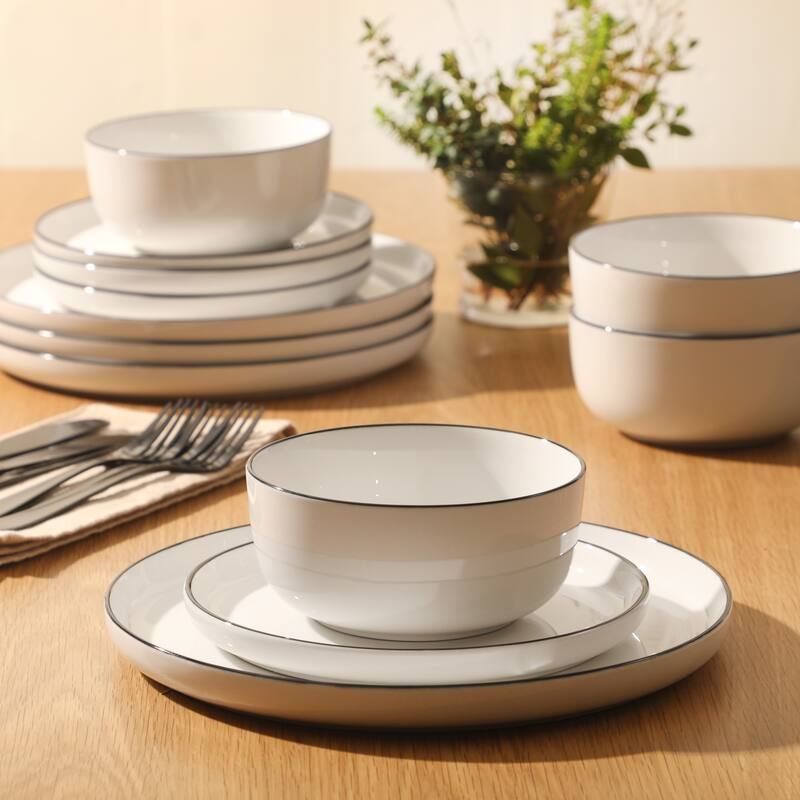 Gibson Home Oslo 12 Piece Dinnerware Set
