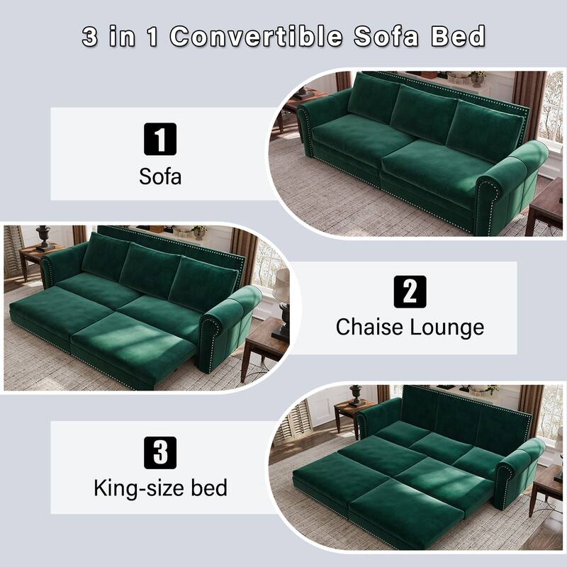 Chesterfield Utility Sofa Bed