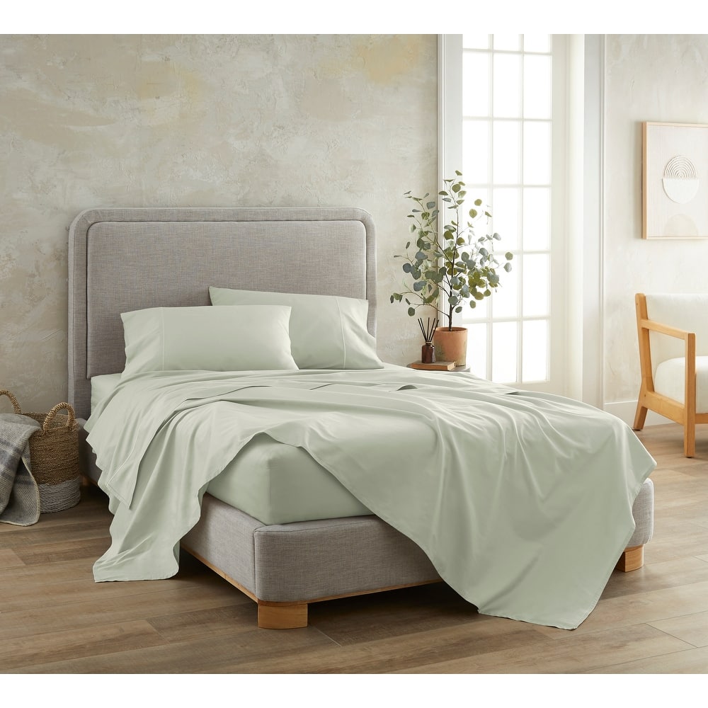 Organic Cotton Sateen Bed Sheets - 300 Thread Count