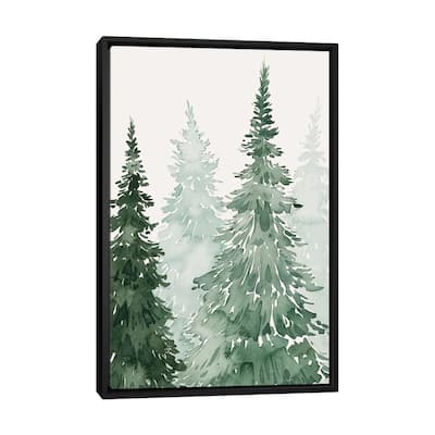 iCanvas "Winter Washed Coppice II" by Grace Popp Framed Canvas Print