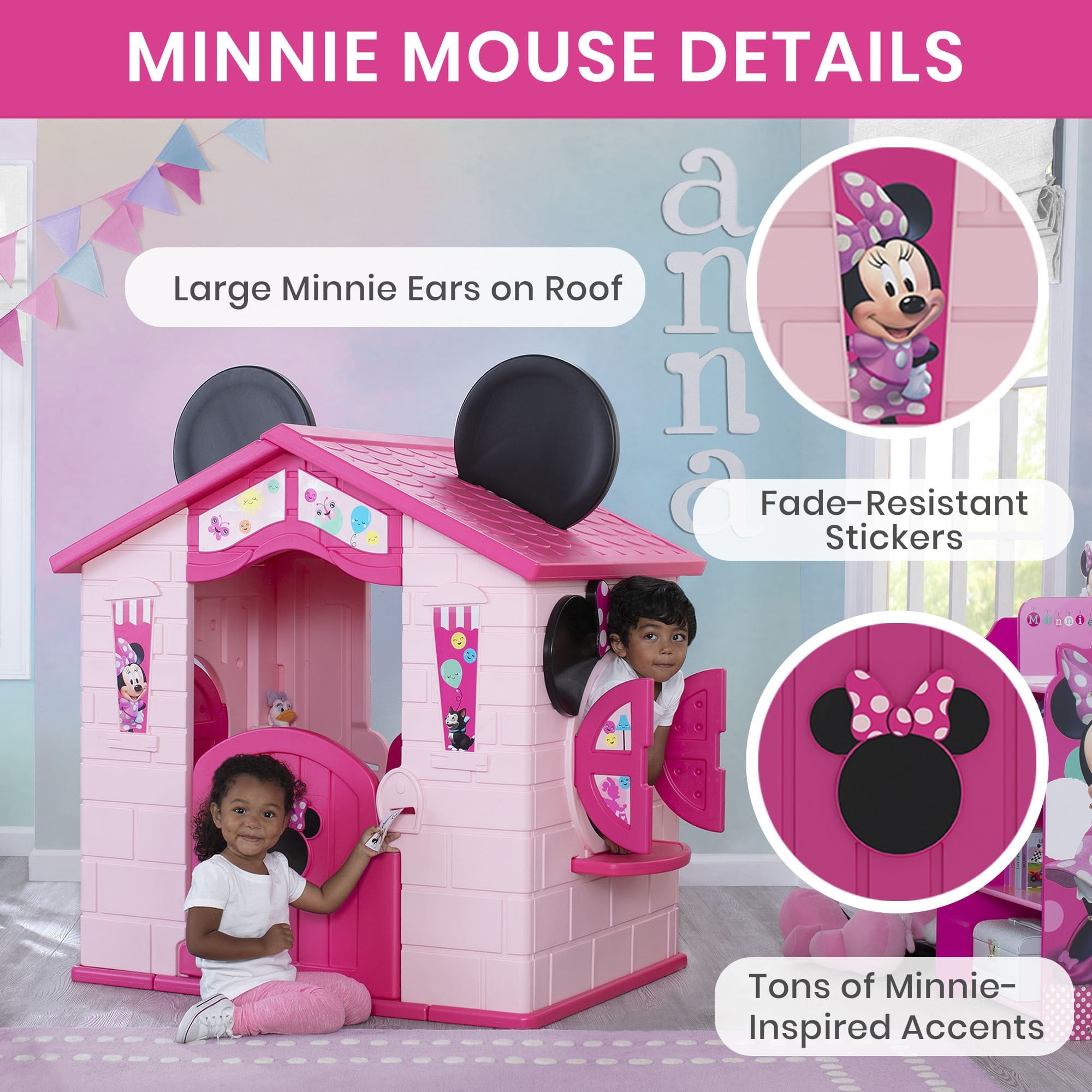 Minnie mouse outdoor playhouse on sale