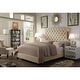 preview thumbnail 20 of 19, Vesta Chesterfield Tufted Upholstered Low Profile Standard Bed By Moser Bay Natural Beige - Full