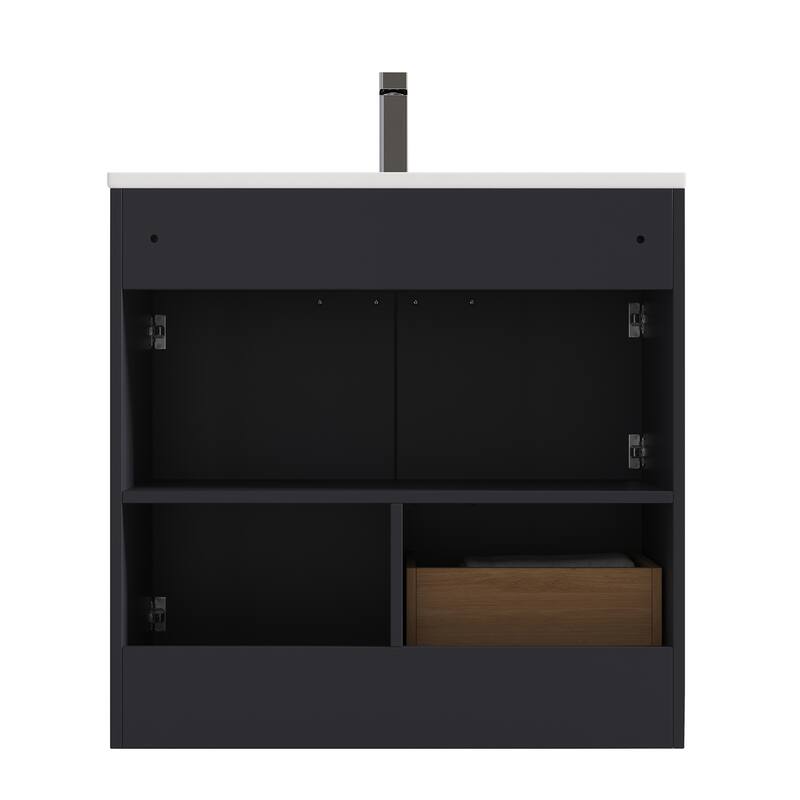 Blossom Hanover 36 Inch Bathroom Vanity with Topmount Ceramic Sink