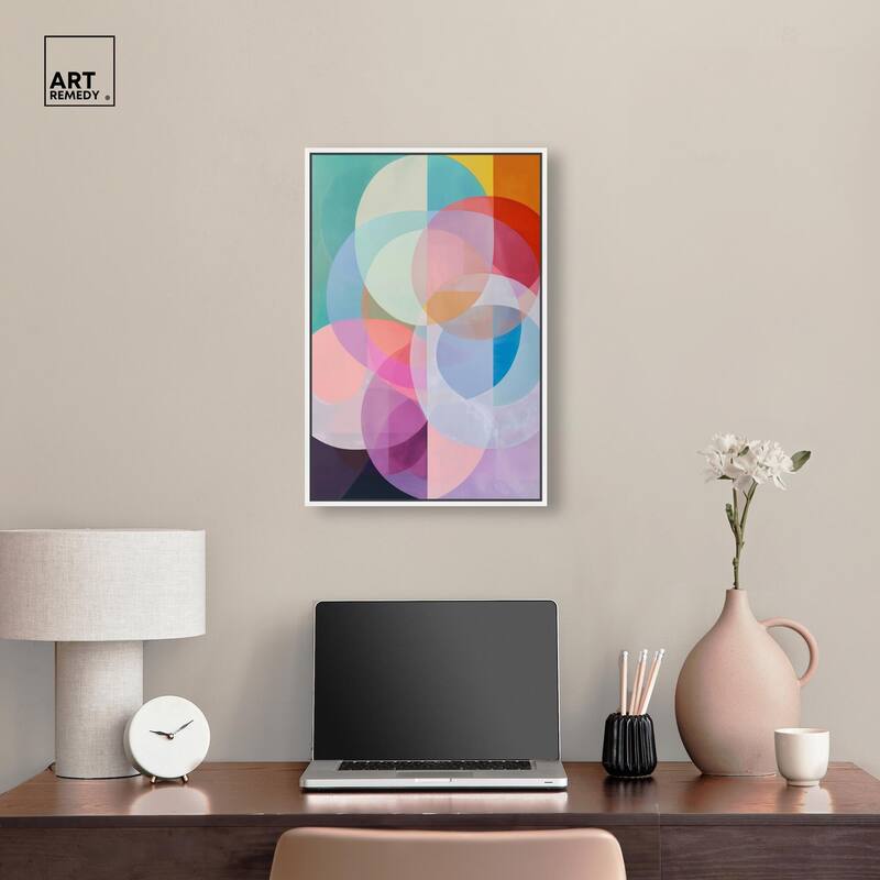Oneiric Circles II Canvas by Art Remedy