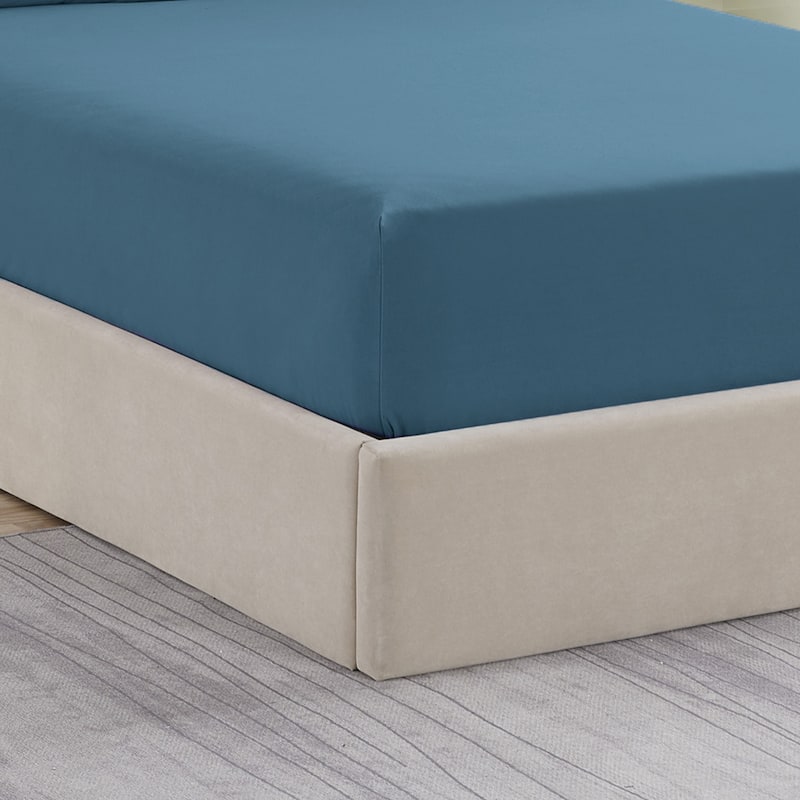 1500 Supreme Collection Microfiber Flannel Fitted Sheet