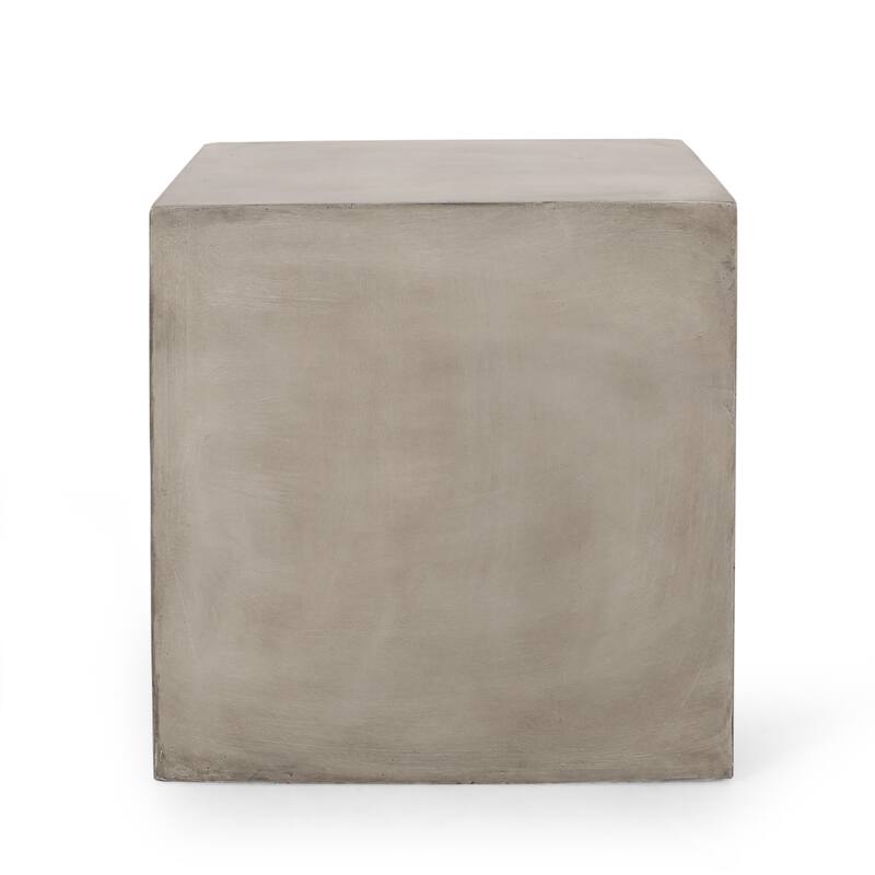 Aberdeen Lightweight Concrete Side Table by Christopher Knight Home
