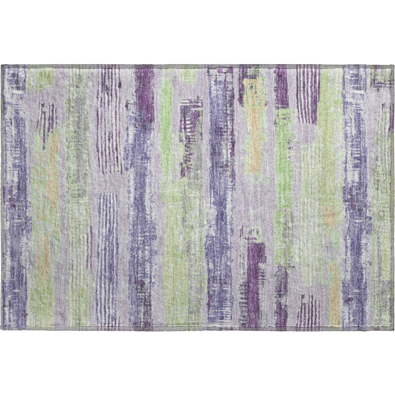 Premium Washable Super Soft Abstract Stripes Mayfield Rug