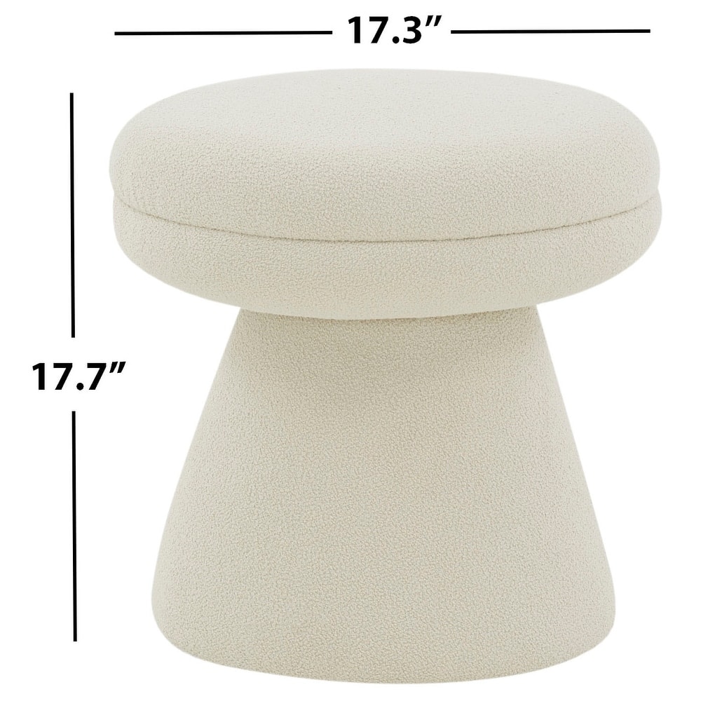 SAFAVIEH Couture Gwenyth Ottoman (Fully Assembled)