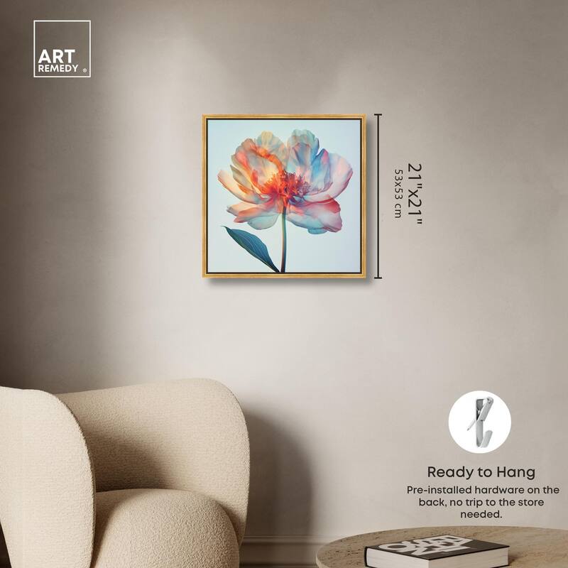 Peony Phases Canvas by Art Remedy