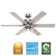 preview thumbnail 5 of 18, Hunter 52" Fonthill Ceiling Fan with LED Light, Handheld Remote ENERGY STAR! Easy Install!
