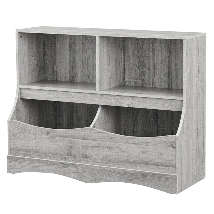 Stylish Kid s Toy Storage Organizer with Bookcase Multi