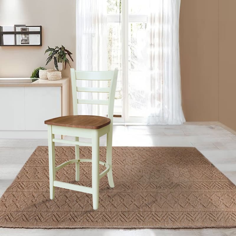 International Concepts Solid Wood Emily Dining Stool