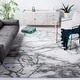 preview thumbnail 13 of 130, SAFAVIEH Craft Margaretha Modern Abstract Marble Pattern Rug 12' x 15' - Grey/Green - Rectangle