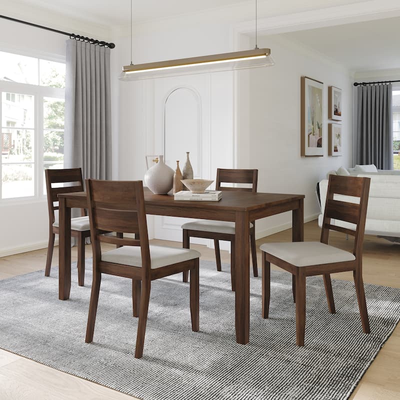 CraftPorch Elegant 5-piece Wooden Dining Set
