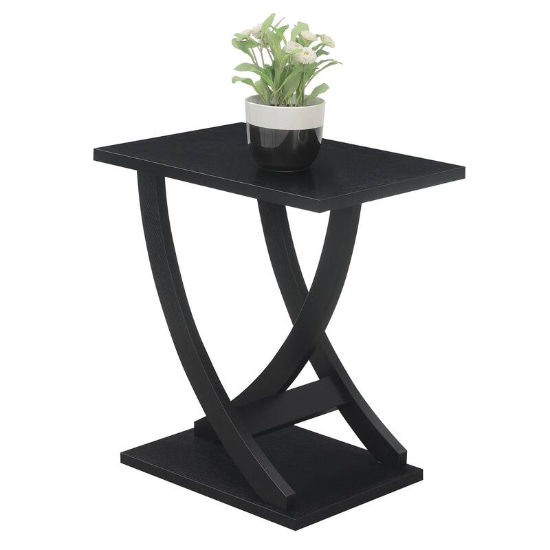 Convenience Concepts Newport Criss-Cross Chairside End Table