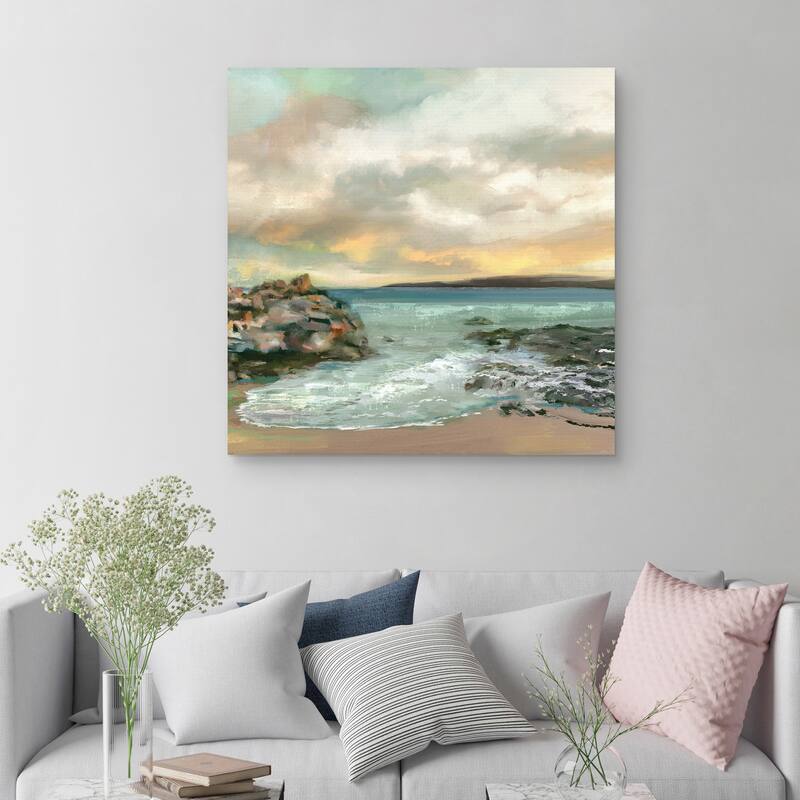 Secret Cove Square by Studio Arts Canvas Art Print