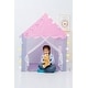 preview thumbnail 4 of 3, 50 in. L x 38 in. W x 54 in. H Princess Castle Large Play House (2pc)