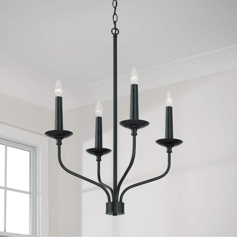 Wilder 4-Light Chandelier - 21.50"W x 30.50"H