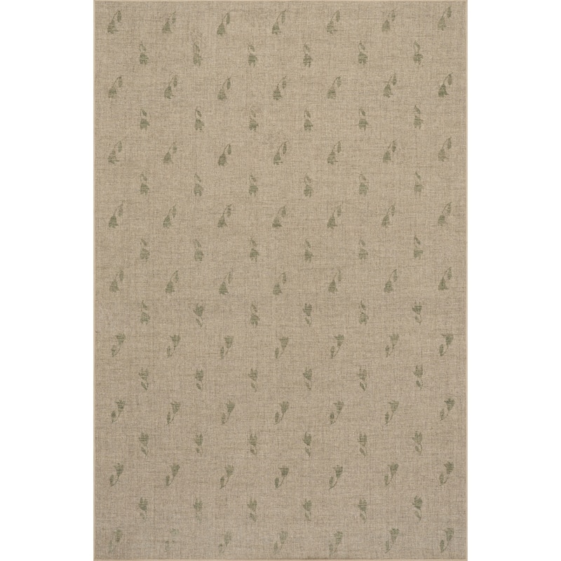 Nate Berkus Flora Soft Floral Washable Area Rug