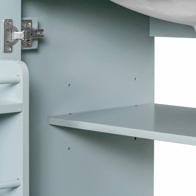 30" Bathroom Vanity Base Cabinet with Doors and Drawer