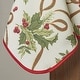preview thumbnail 3 of 7, Violet Linen Holiday Seasonal Christmas Ribbons Tablecloth