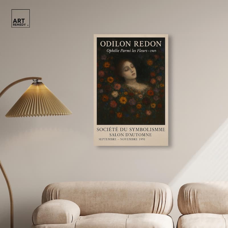 Redon's Beauty Canvas by Art Remedy, Gallery Wrapped