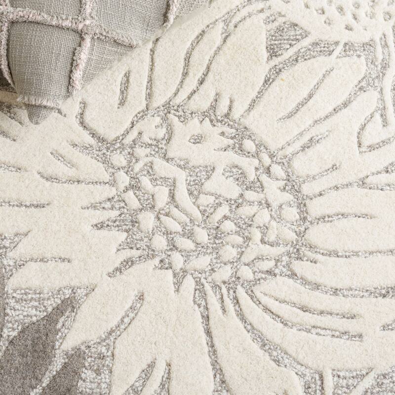 SAFAVIEH Handmade Jardin Yoann French Country Floral Wool Rug