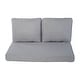 preview thumbnail 40 of 163, Haven Way Universal Outdoor Deep Seat Loveseat Cushion Set