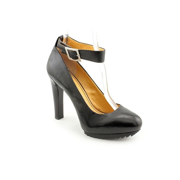 nine west leather heels