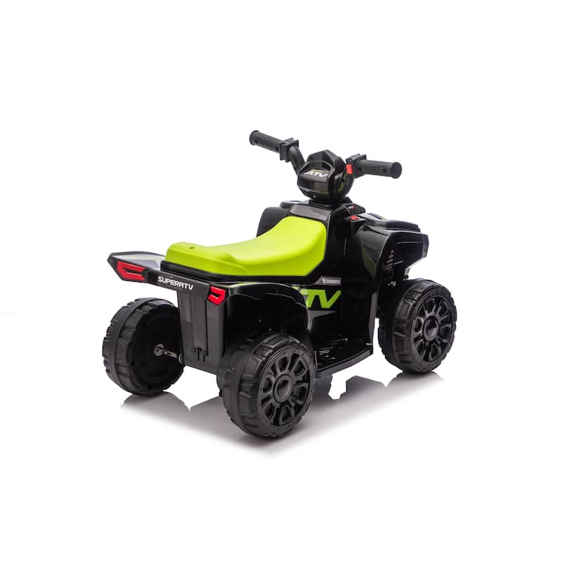 Off-Road Toy Car Black Green Battery Powered Electric Car Electric Vehicle Ride On ATV with Ergonomic Seat
