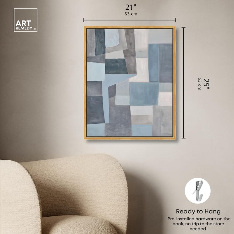 Tessellated Tones I Canvas by Art Remedy