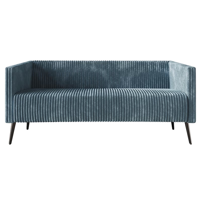 CraftPorch Corduroy Modern Velvet Upholstered 2-Piece Living Room Set