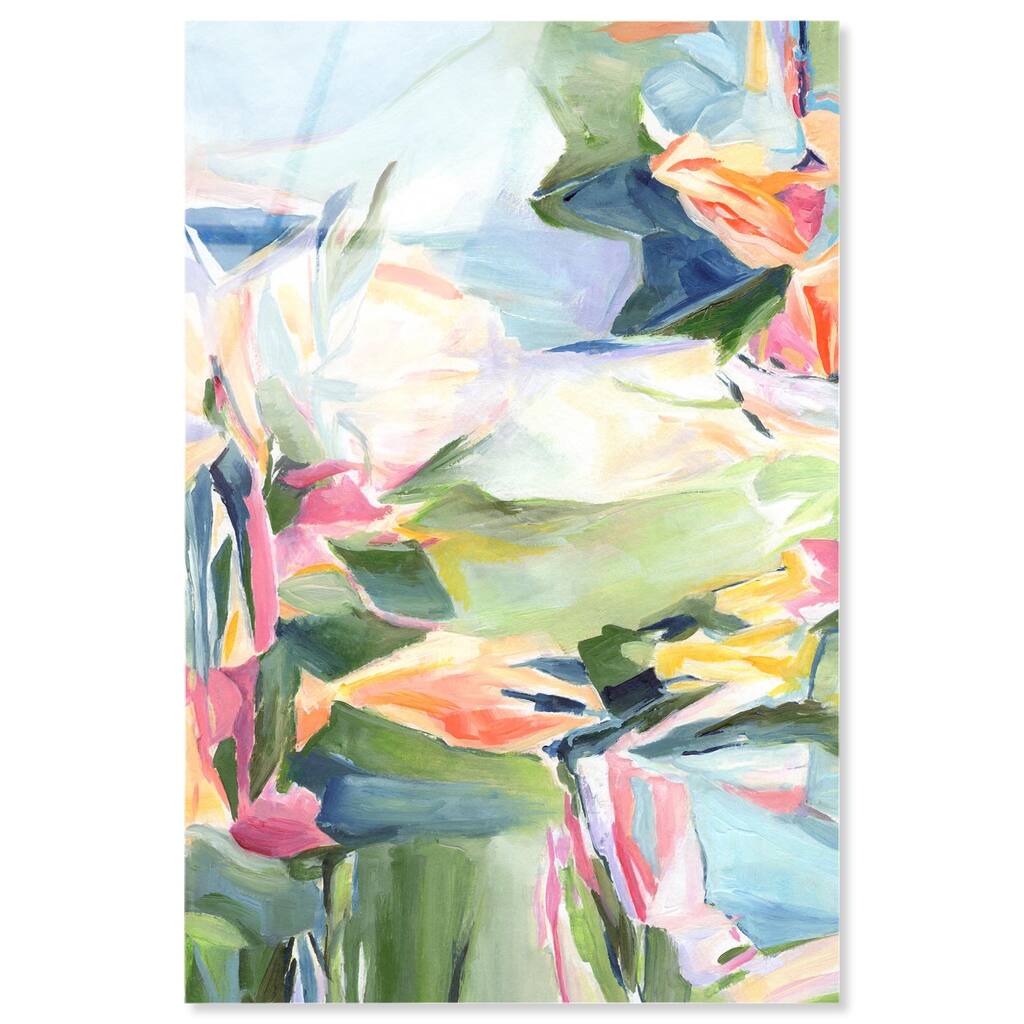 Sunkissed Garden Acrylic by Art Remedy, Ready to Hang