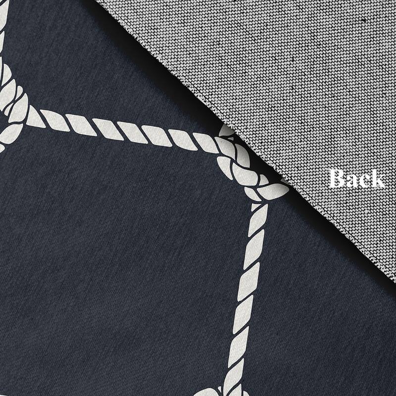 Ahoy Nautical Chenille Rug