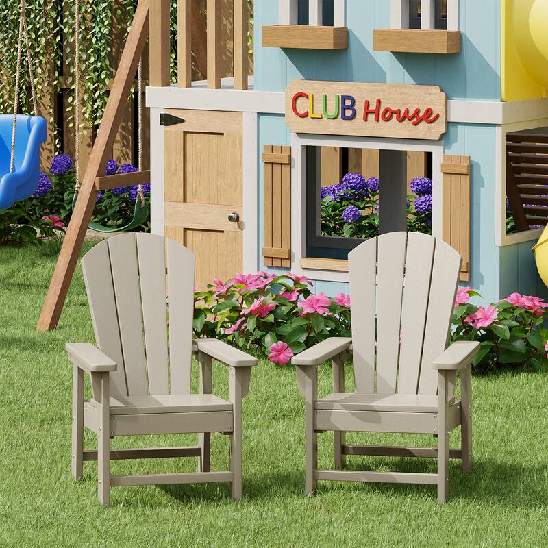 Laguna Kids Outdoor Poly Adirondack Chair (Set of 2)