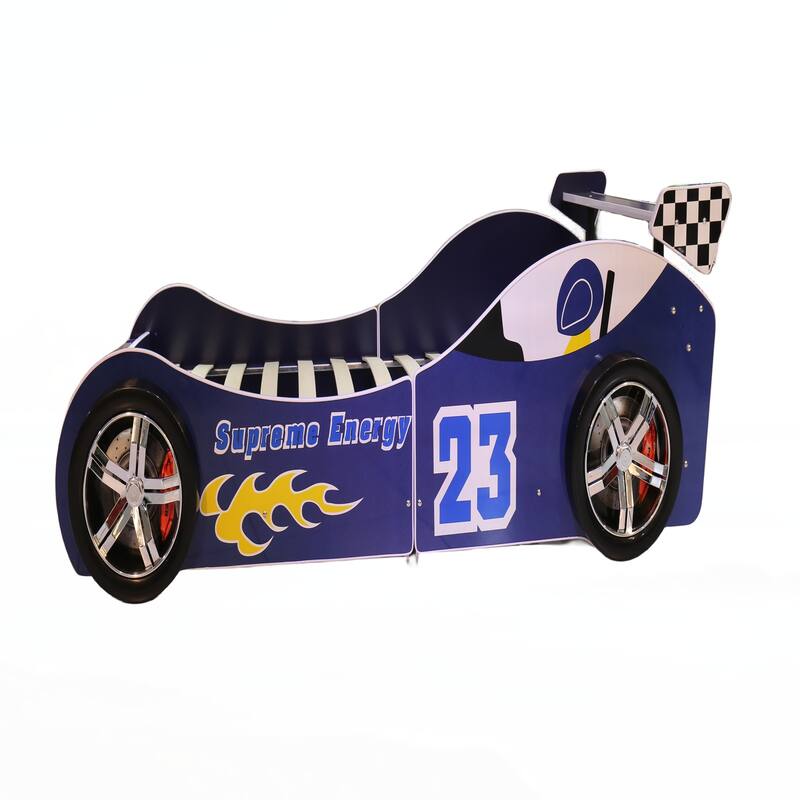 Supreme Energy Racing Car Bed,Blue
