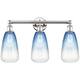 Option Polished Nickel / Sapphire Blue