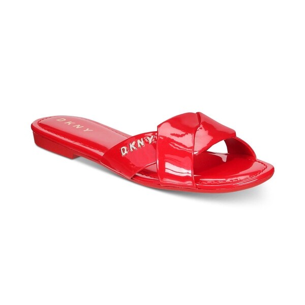 dkny red slides