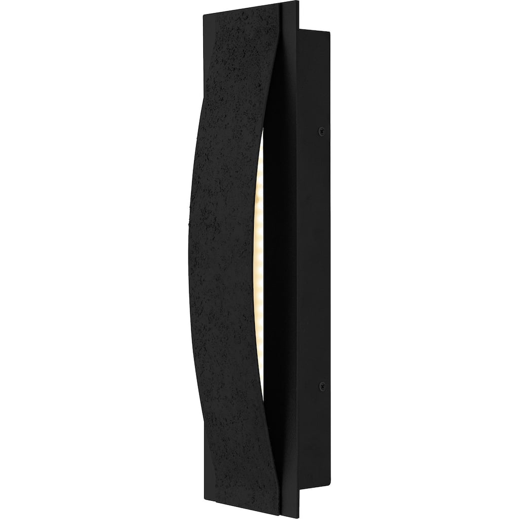 Earth Black LED Outdoor Wall Lantern from the Onyx Collection