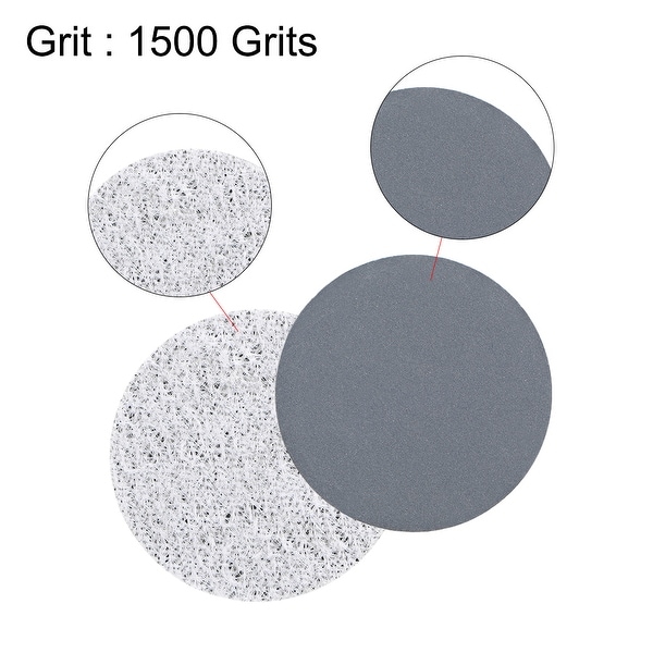 10pcs 5/" 2000 Grit Silicon Carbide Wet//Dry Hook /& Loop Sanding Discs
