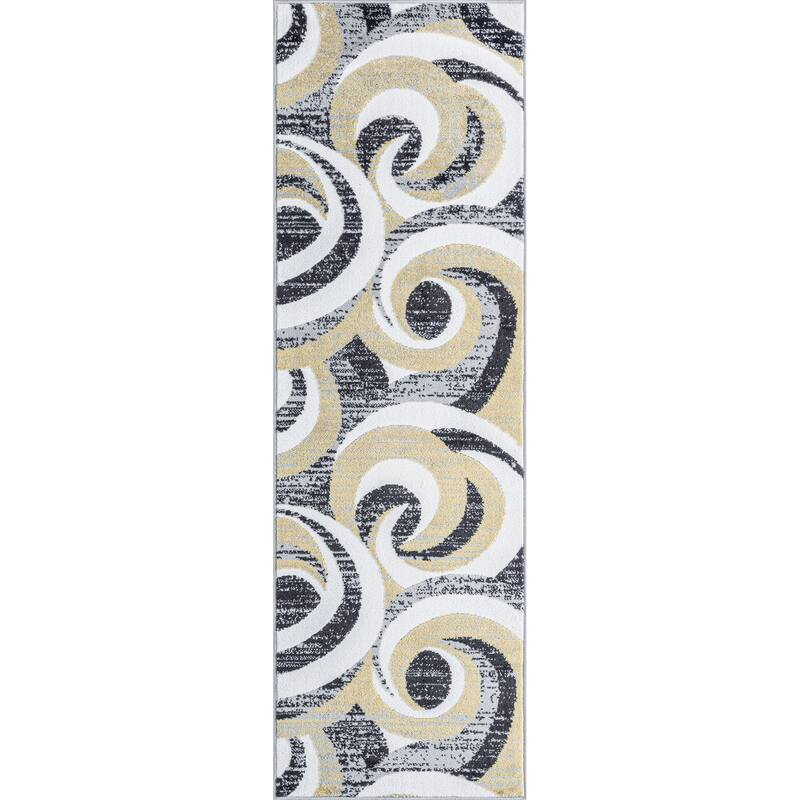Wyman Modern & Contemporary Abstract Indoor Area Rug