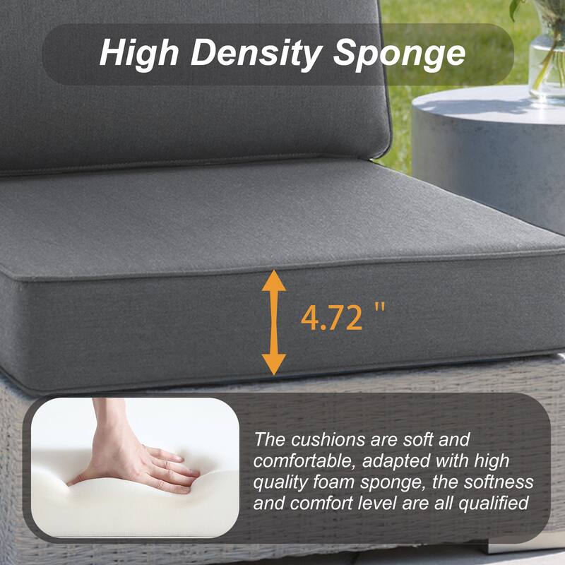 Sunbrella Indoor Outdoor Chair Cushion and Pillow