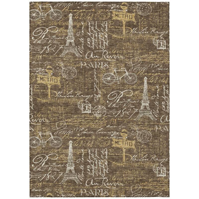 Machine Washable Indoor/ Outdoor Paris Chic Chantille Rug