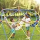 preview thumbnail 1 of 12, 10 ft Kids Climbing Dome Jungle Gym - UV & Rust Resistant Playground Climber - 120''L x 120''W x 60''H