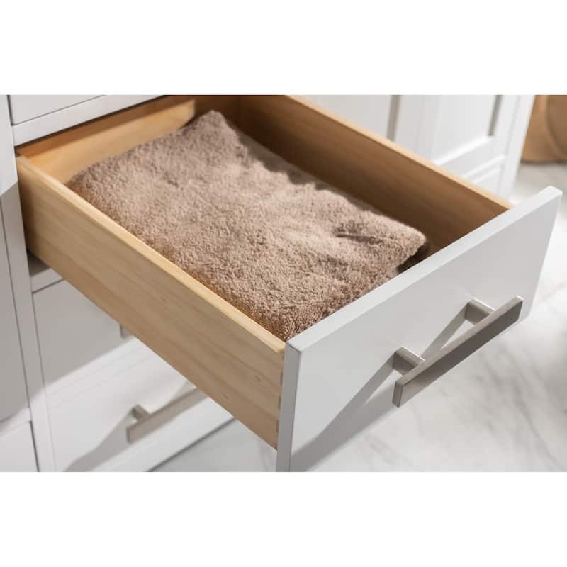 Valentino 60" Double Vanity in White