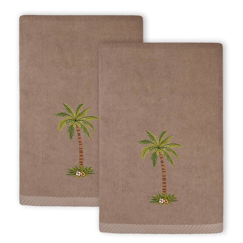 Authentic Hotel and Spa Turkish Cotton Palmera 2PC Fingertip Towel Set